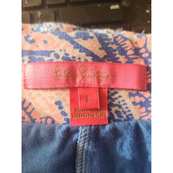 Lilly Pulitzer Mini Madison Skort in "Coastal Blue Maybe Gator" Size L - Picture 6 of 7